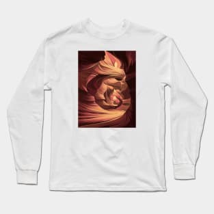 Antelope Canyon Navajo Abstract Long Sleeve T-Shirt